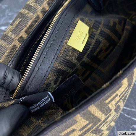 Fendi Baguette FF Jacquard Bag