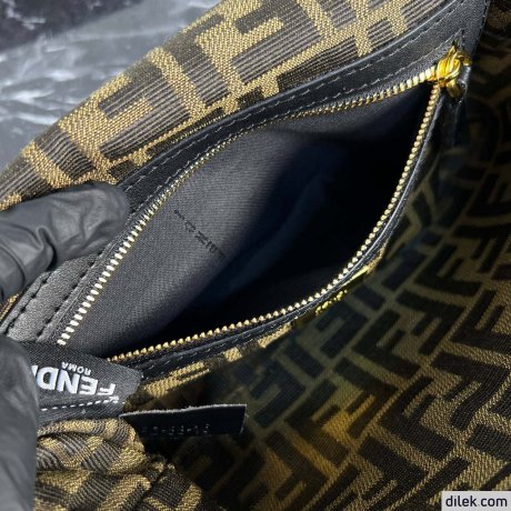 Fendi Baguette FF Jacquard Bag