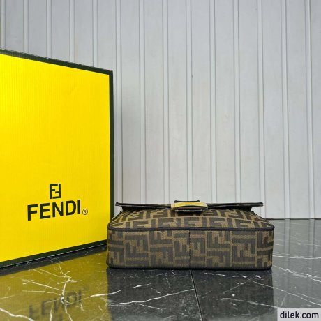 Fendi Baguette FF Jacquard Bag