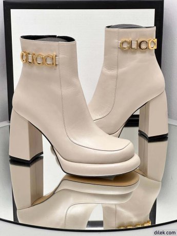 Gucci Women Leather Boot