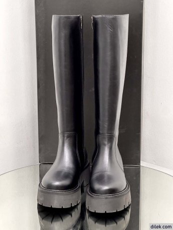 Celine Women Long Leather Boot
