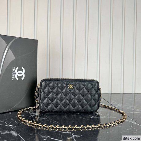 Chanel Double Zippy Wallet
