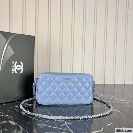 Chanel Double Zippy Wallet