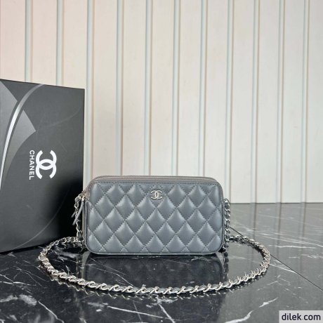 Chanel Double Zippy Wallet