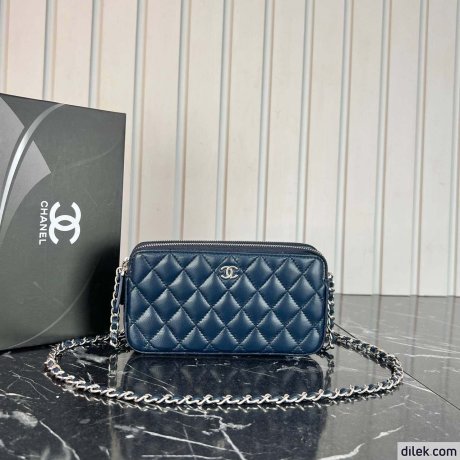 Chanel Double Zippy Wallet