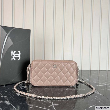 Chanel Double Zippy Wallet