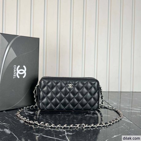 Chanel Double Zippy Wallet