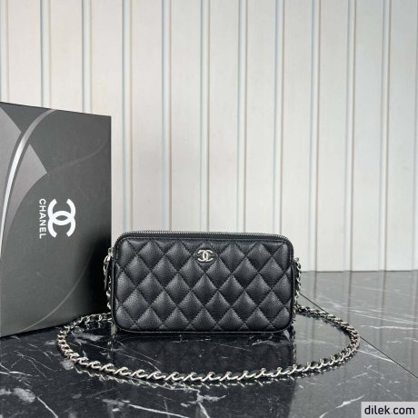 Chanel Double Zippy Wallet