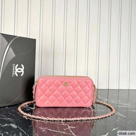 Chanel Double Zippy Wallet