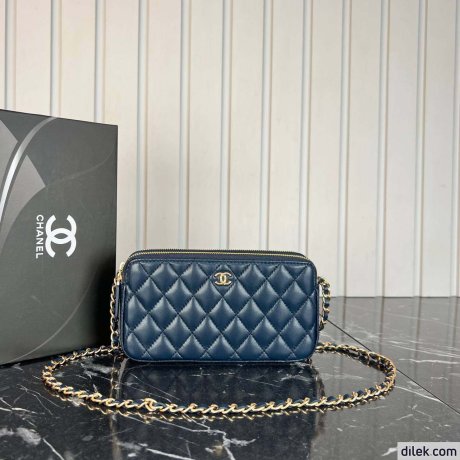 Chanel Double Zippy Wallet