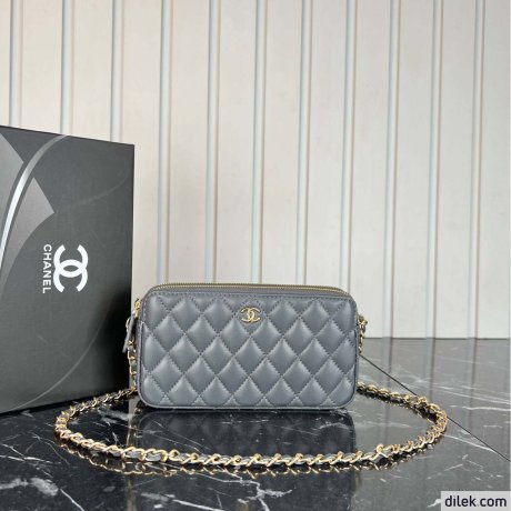 Chanel Double Zippy Wallet