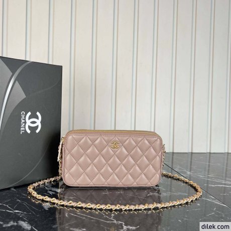 Chanel Double Zippy Wallet