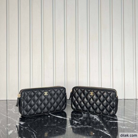 Chanel Double Zippy Wallet