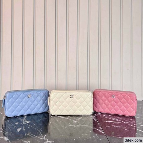 Chanel Double Zippy Wallet