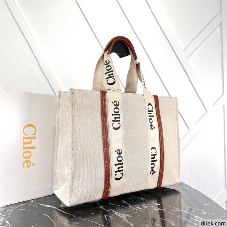 Chloe Large Woody Tote Bag