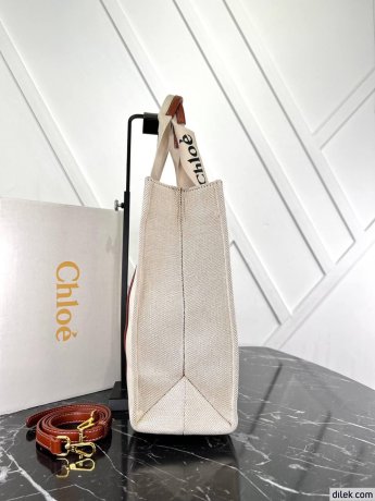 Chloe Large Woody Tote Bag