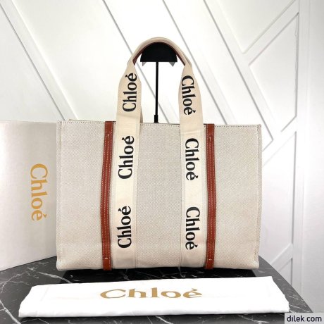 Chloe Large Woody Tote Bag