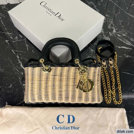 Dior Lady D-Joy Wicker Bag
