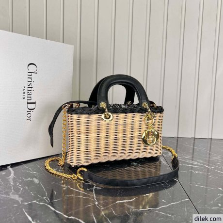 Dior Lady D-Joy Wicker Bag
