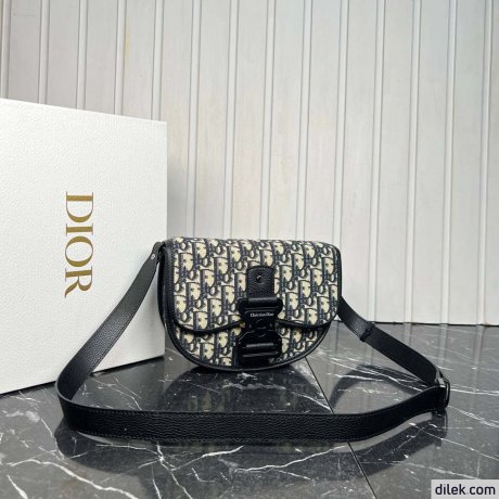 Dior Mini Saddle Messenger Bag with Flap
