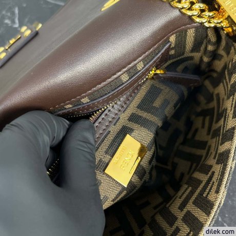 Fendi Baguette FF Jacquard Small Bag