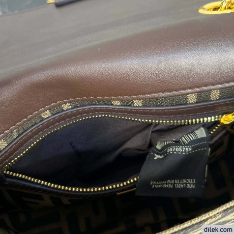 Fendi Baguette FF Jacquard Small Bag