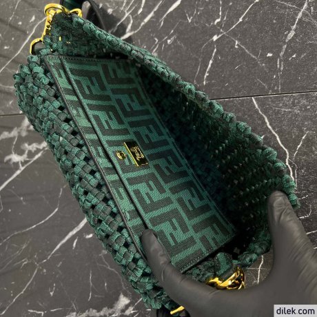 Fendi Baguette Medium Canvas Bag