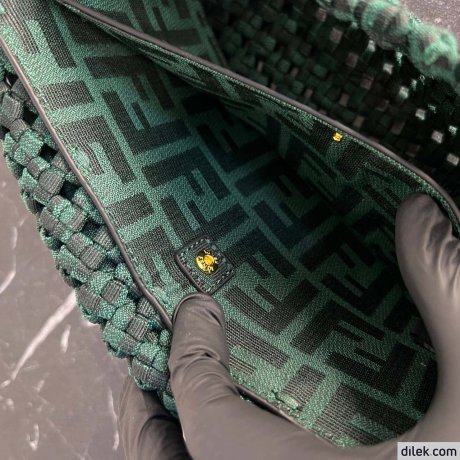 Fendi Baguette Medium Canvas Bag