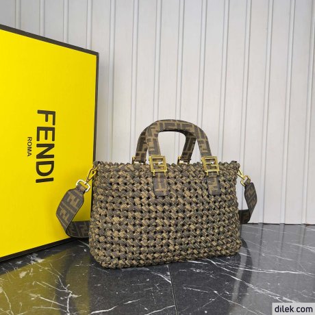 Fendi Peekaboo Medium Canvas Bag