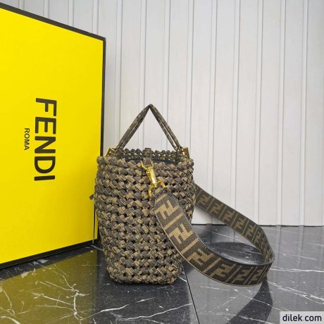 Fendi Peekaboo Medium Canvas Bag