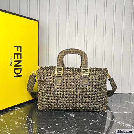 Fendi Peekaboo Medium Canvas Bag