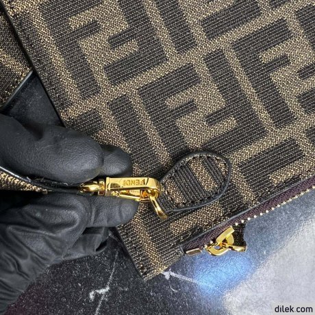 Fendi Peekaboo Medium Canvas Bag