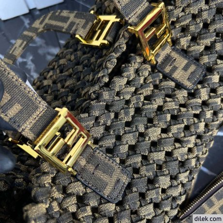 Fendi Peekaboo Medium Canvas Bag