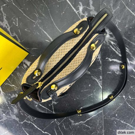 Fendi Raffia Crossbody Bag