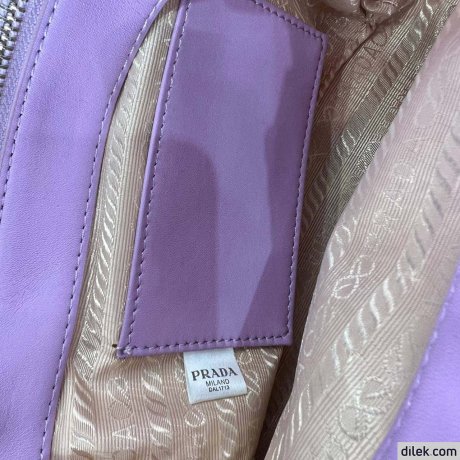 Prada Galleria Satin Small Bag With Crystals