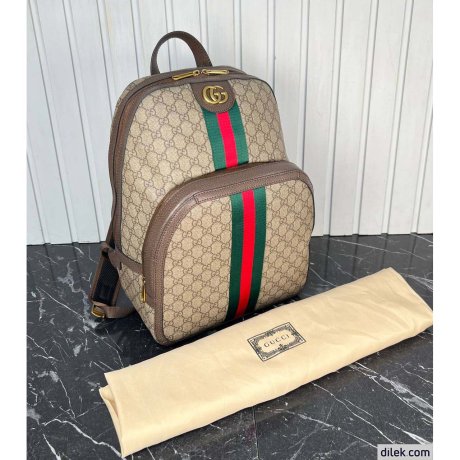 Gucci GG Supreme Ophidia Large Backpack