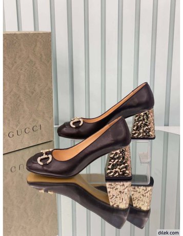 Gucci Heel Pump With Horsebit