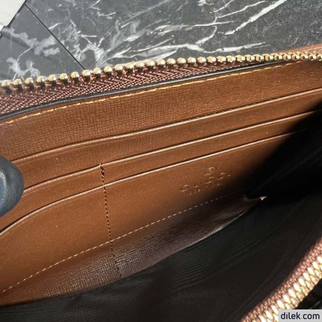 Gucci Horsebit 1955 Zip Around Wallet