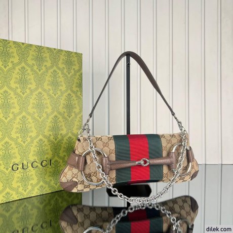 Gucci Horsebit Chain Medium Shoulder Bag