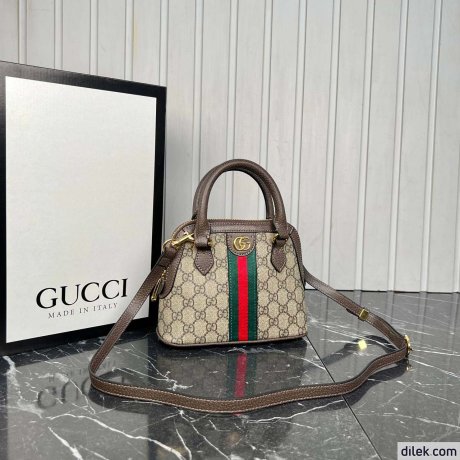 Gucci Mini Ophidia GG Supreme Top-Handle Bag
