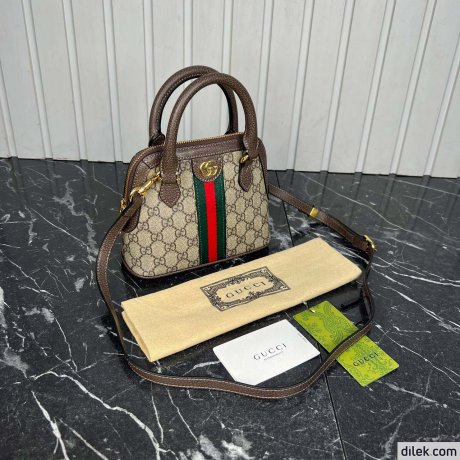 Gucci Mini Ophidia GG Supreme Top-Handle Bag