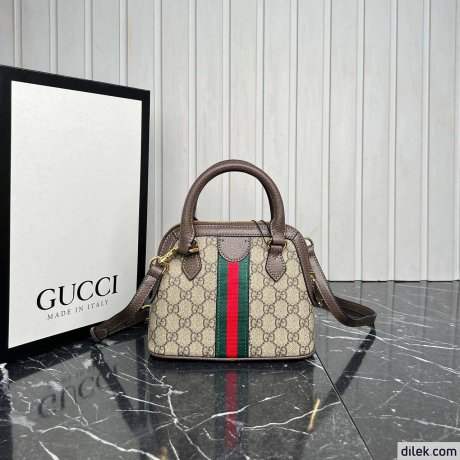 Gucci Mini Ophidia GG Supreme Top-Handle Bag