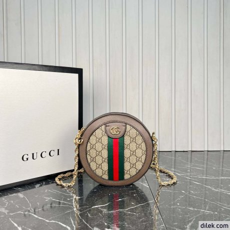 Gucci Ophidia GG Mini Round Shoulder Bag