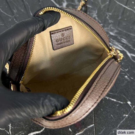 Gucci Ophidia GG Mini Round Shoulder Bag
