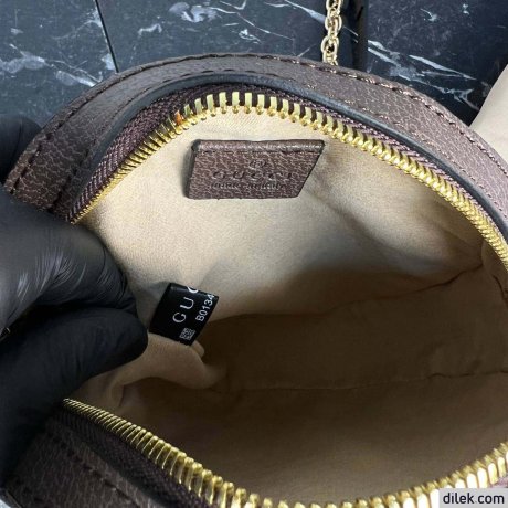 Gucci Ophidia GG Mini Round Shoulder Bag