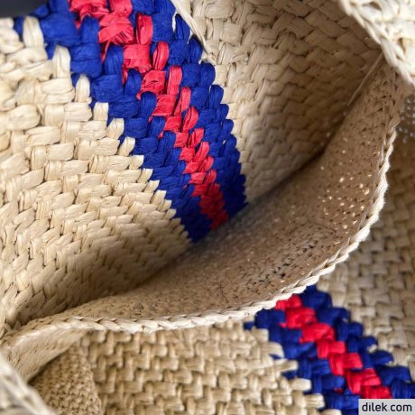 Gucci Raffia Tote Bag