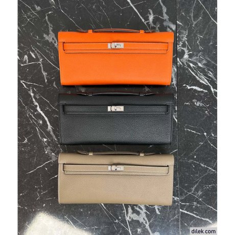 Hermes Kelly Cut Clutch