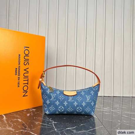 Louis Vuitton Hills Pochette Monogram Denim