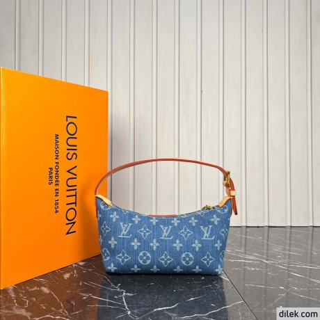 Louis Vuitton Hills Pochette Monogram Denim