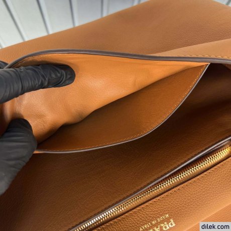 Prada Large Leather Shoulder Bag